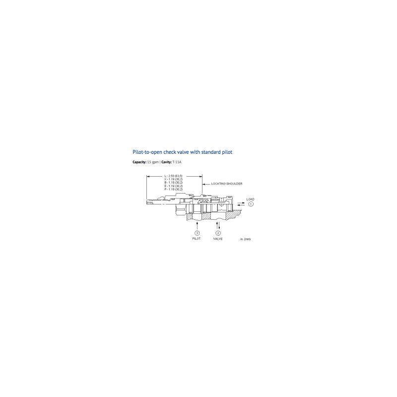 CKCB-LCN Cartridge Sun Hydraulics